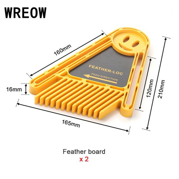 

diy safe tool multi-purpose feather loc board set woodworking engraving machine double featherboards miter gauge slot woodwor g6