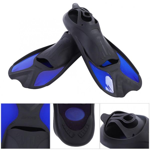 

1 pair swimming fins silicone swim foot fins swimming diving open heel adjustable snorkel fin diving snorkeling equipment
