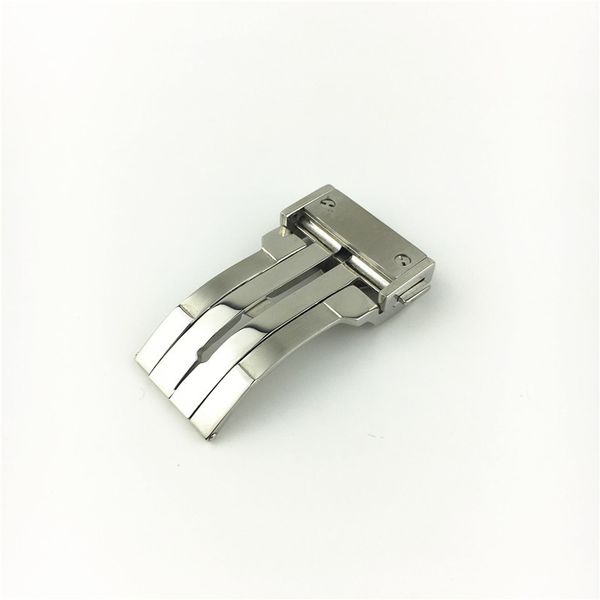 

hub из нержавеющей стали вахты металла пряжка 18мм 20мм 22мм 24мм развертывания застежка мужчины женщины часы ремешки для наручных часов rel, Black;brown