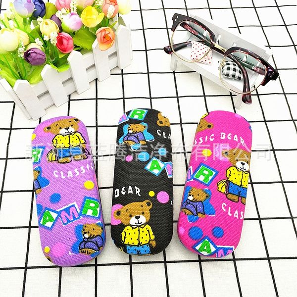 

cartoon box clo case case myopia glasses box th cartoon bear student optical myopia glasses can be made into lo