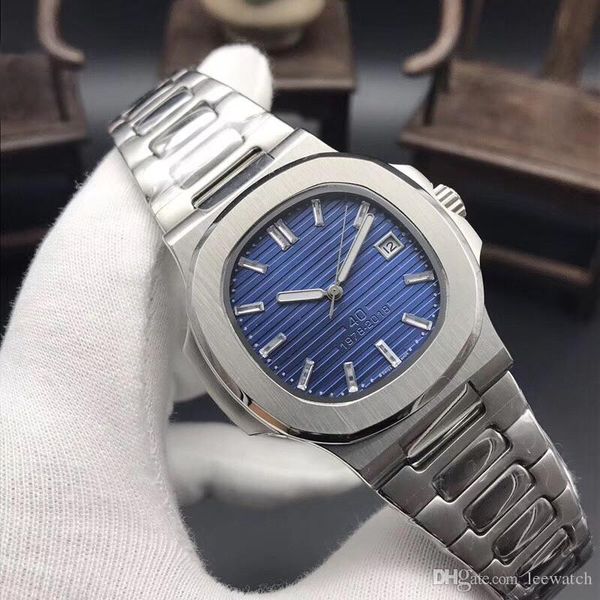 

7 цветов часы nautilus 5711 / люкс 1p 40 лет limited edition стальной корпус мужские часы механизм автоматический наручные часы 40мм, Slivery;brown