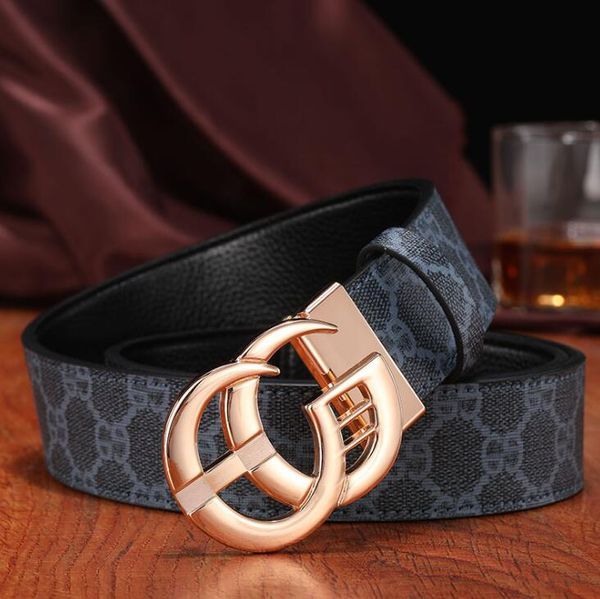 

size 100-125cm men waist belt 2036 new mens belts luxury ceinture buckle genuine leather belts for, Slivery;black