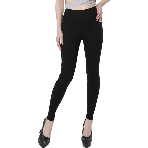 

designer leggings slim pants women new full length solid color womens plus size woven legging pants elastic skinny trousers women, Black;white