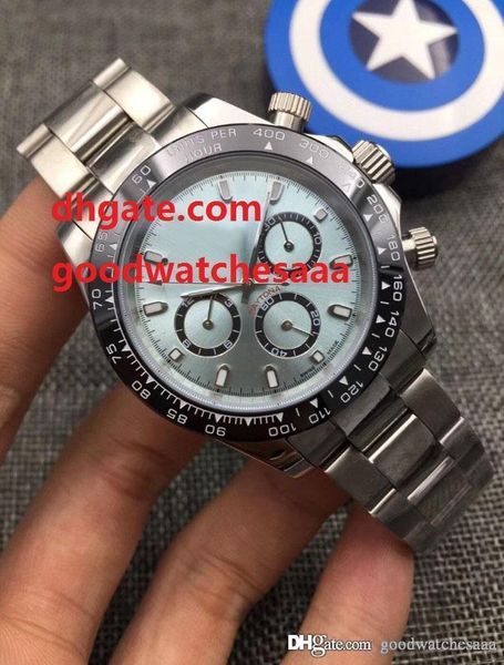 

4 2020 luxury 40 mm asia 2813 movement 116506 116520 116509 116500 116500ln no chronograph automatic mens watches, Slivery;brown