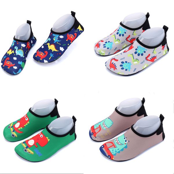 

2018 cute cartoon diving sock kids pool surf swimming water shoes non-slip children barefoot sneakers beach slippers boys girls