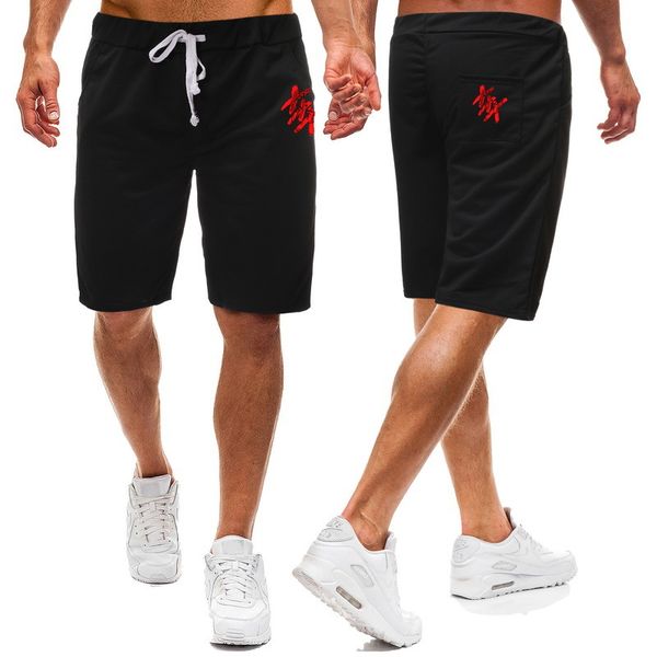 

mens designer shorts sports thin summer youth casual short pants, Black