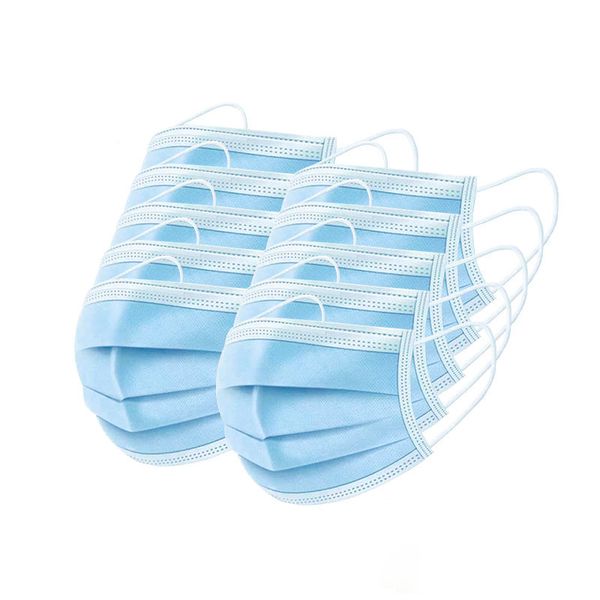 

disposable masks surgical 3-layer protective face mask anti pm2.5 breathable facial disposable dust mask in stock
