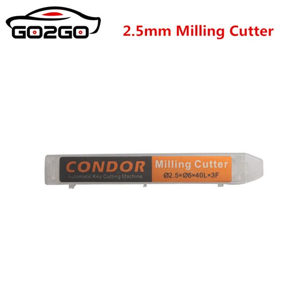 

100% original xhorse 5pcs 2.5milling cutter drill bit for mini condor ikeycutter condor xc-mini master series ke