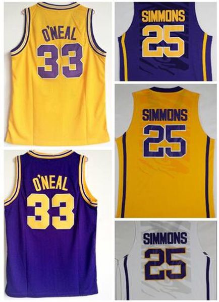 

TOP Trainers 33 O'Neal 25 SIMMONS College Basketball jerseys,University online shopping stores for sale,best sports College Basketball wear