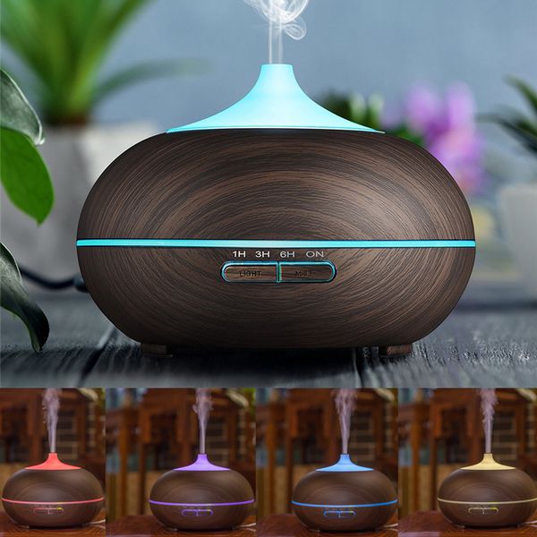 

прохладный туман увлажнитель 300 мл древесины зерна 7 светодиодные фонари usb ультразвуковой аромат эфирное масло диффузор для офиса спальня