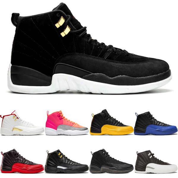 

taxi 12s jumpman reverse 2019 new 12 men basketball shoes game royal bulls deep royal blue flu game unc mens sport sneakers trainer