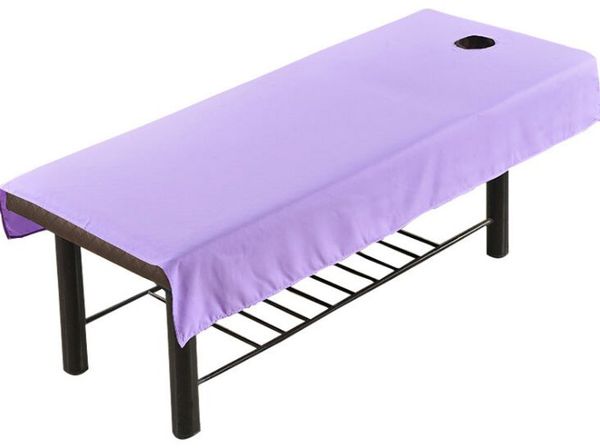 

75 190cm co metic alon heet pa ma age treatment bed table cover heet with hole heet