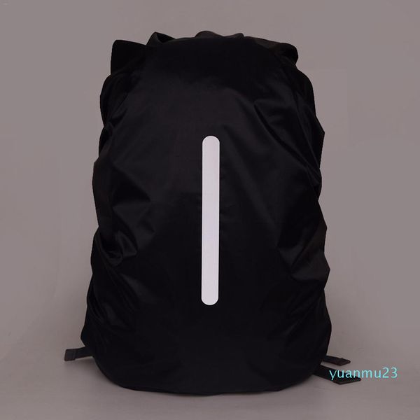 Caso Luz de Segurança Atacado-Reflective Waterproof Backpack capa de chuva ao ar livre Noite Raincover Bag