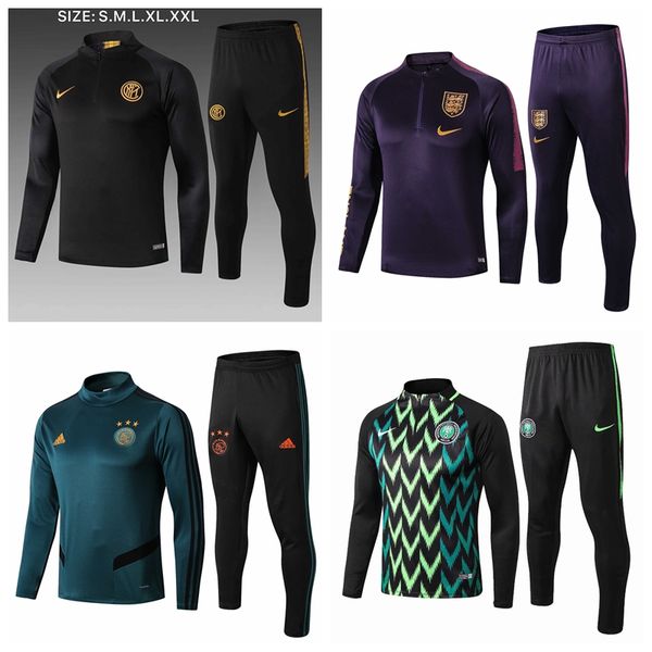 

19 20 inter milan roma england ajax bayern cabg netherland nigeria portugal brazil occer track uit football jacket kit training uit