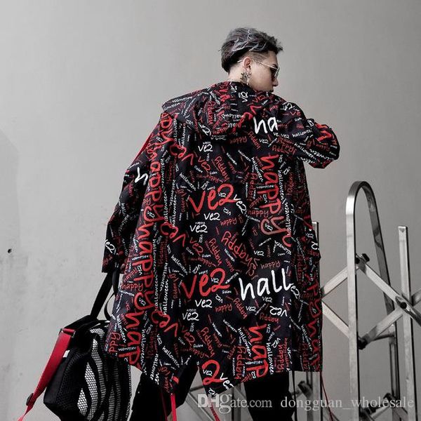 

hip hop long jackets cotton mens outerwear mens cotton jackets and coats, Black;brown