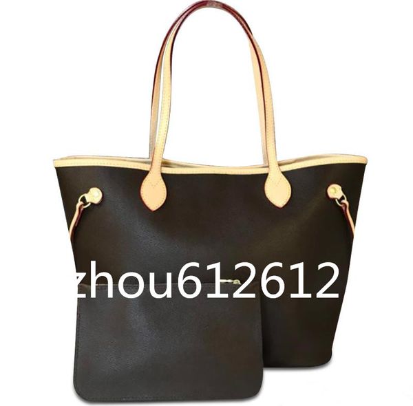 

2 pcs/set women purses and handbags+clutch bag ladies designer satchel handbag tote bag shoulder bags with coin purse designer handbags