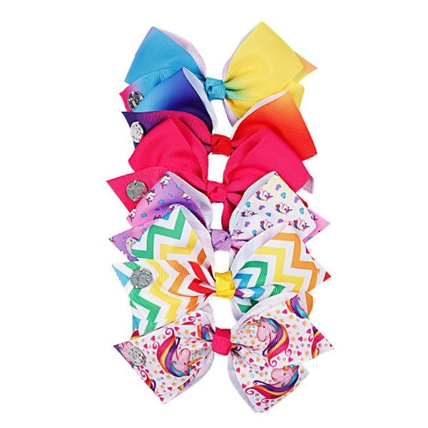 

6 pieces/set children lovely fabala head accessories for girls clips bowknot hair pin ornaments, Slivery;white