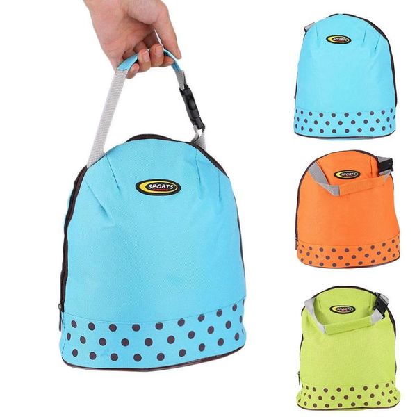 

thermal insulated lunch bag wave point picnic office supplies portable
