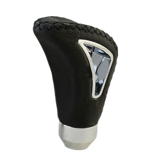 

universal gear shift knob leather manual lever plastic adapters parts auto