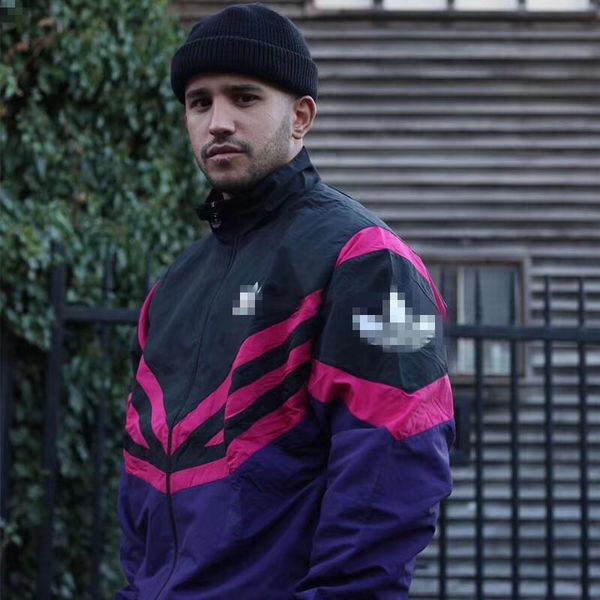 

2019 новый бренд ветровки мужские дизайнерские куртки пальто на молнии толстовки спортивная верхняя одежда улица хип-хоп повседневная белый, Black;brown