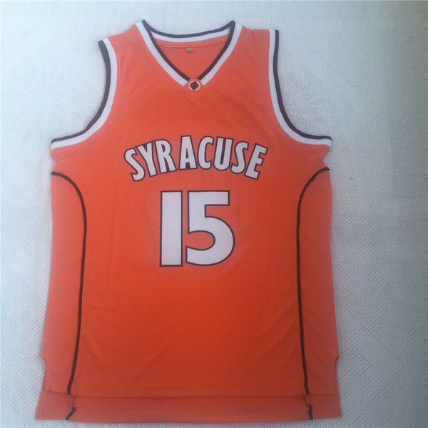 

syracuse orange #15 carmelo anthony college basketball jerseys - orange, Black