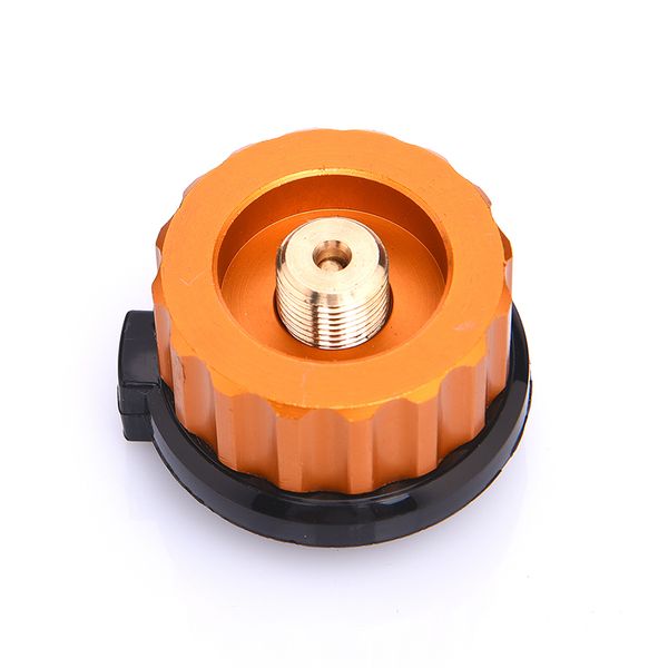 

outdoor camping hiking stove burner adaptor split type furnace converter connector auto-off gas cartridge tank cylinder adapter