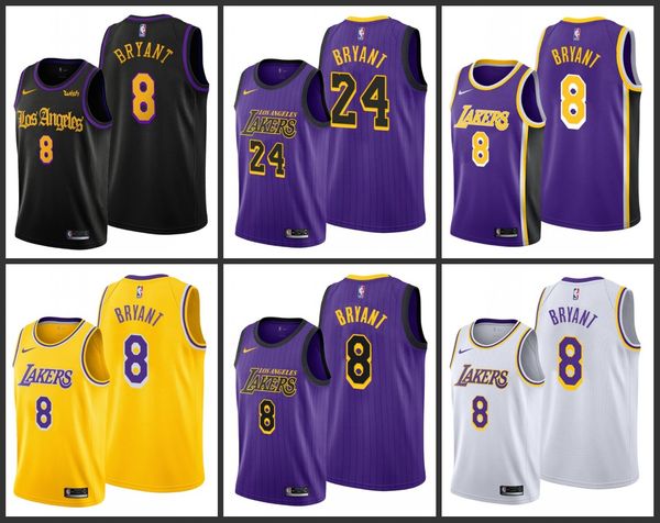 

Лос Анджелес Лейкерс Коби Брайант Мужская Баскетбольная Майка Сити