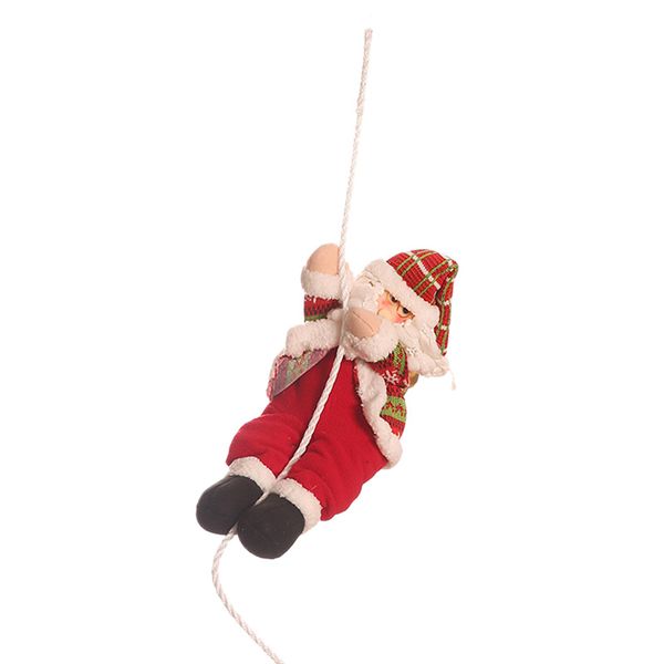 

christmas decorations santa claus climbing rope doll decoration pendant gift toy christmas decoration for home party