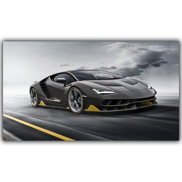 

sports car poster custom home decoration fashion silk fabric wall poster car design wallpaper
