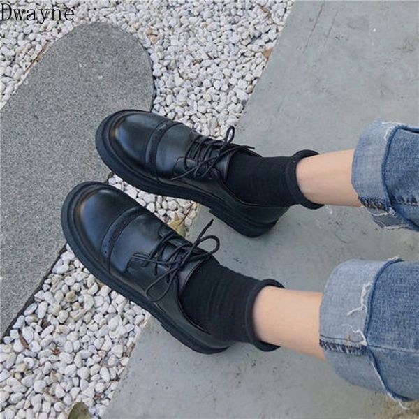 

black small shoes women's autumn new wild flat shoes 2019 casual professional women's tide