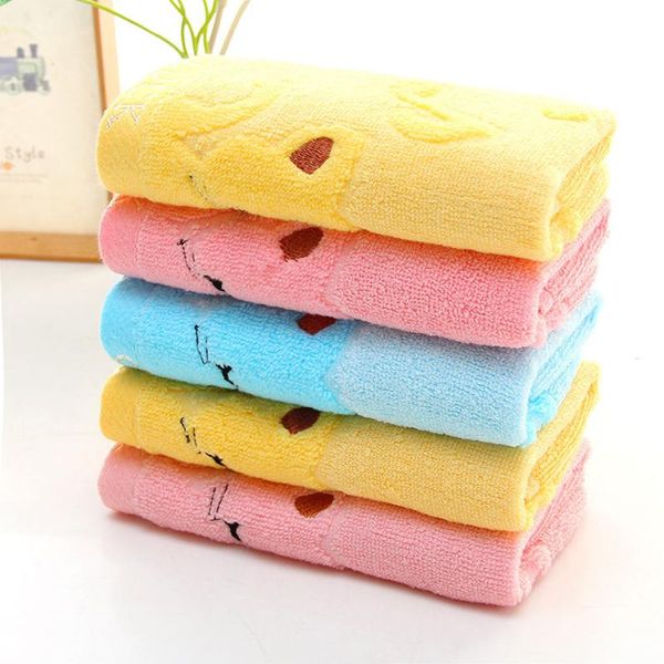 

non-twisted bamboo fiber music cat baby wash towels spa facial bath towel