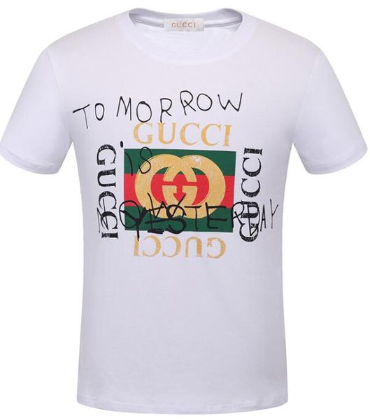 

2020 новый мужчины женщины-стрит t shirt мода европа америка печати короткие рукава дышащий casual solid colochinese размер, White