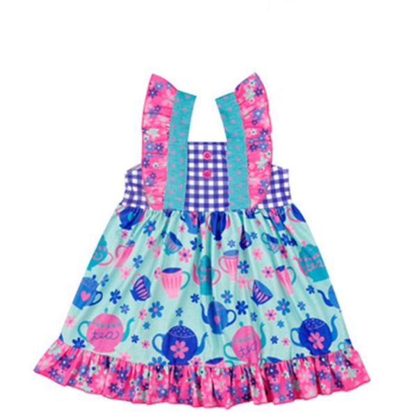 

new summer dziewczynka dresses baby girl toddler girls dresses full vestido chica natural selling selling dress, Red;yellow