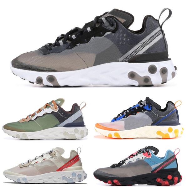 

новые оригинальные air react элемент undercove мужчины кроссовки для женщин дизайнерские кроссовки кроссовки спортивный парус свет кости тур