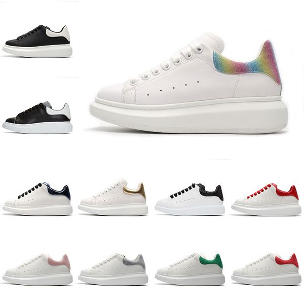 

2020 new arrival mens designer outdoor casual sneakers shoes red snake skin white leather small white shoes women size 36-44