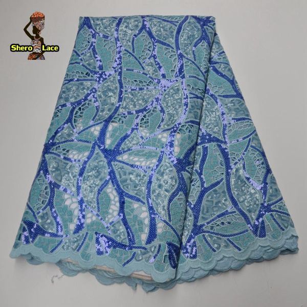 

nigerian organza lace fabric embroidery french lace fabric with stones for wedding dress beautiful sequins, Pink;blue