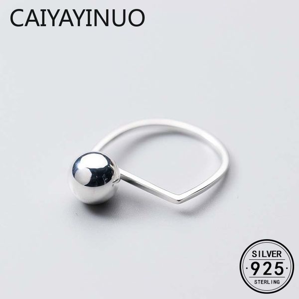 

caiyayinuo new unique charming sterling-silver-jewelry forefinger ring fine jewelry accessories for women anniversary gift, Golden;silver