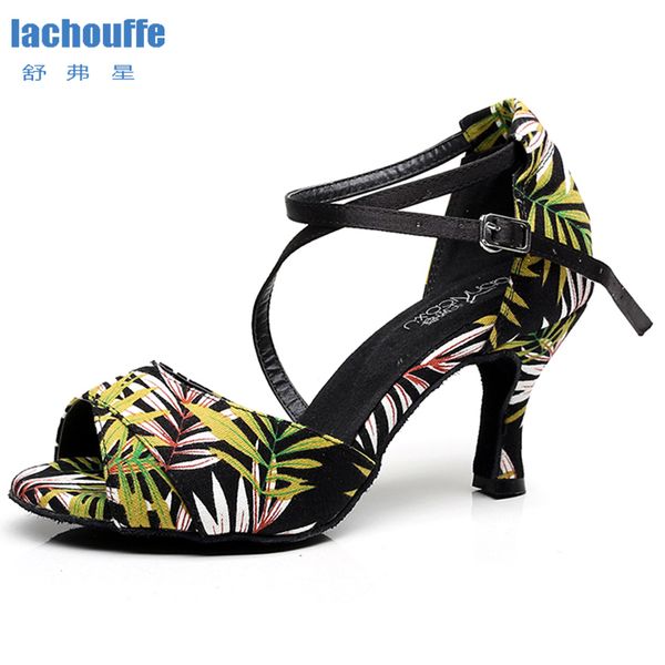 

women latino dancing shoes for woman fashion print dance shoes for girls soft sole slasa ballroom ladies tango