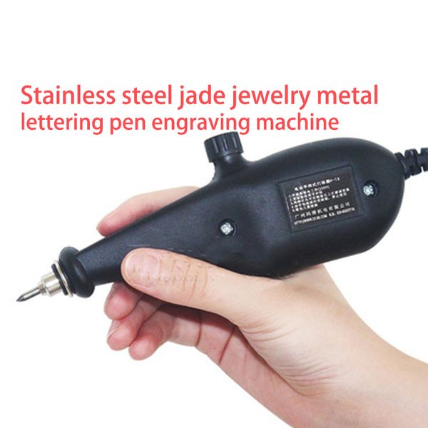 

220v small electric engraving pen handheld two-way printer stainless steel jewelry jade marking machine engraving machine