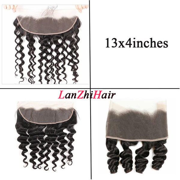 

бразильская волна воды 13x4 pre щипковых lace фронтальная закрытие с ребенком волос remy сыпучие глубокая волна человеческих волос свободная, Black