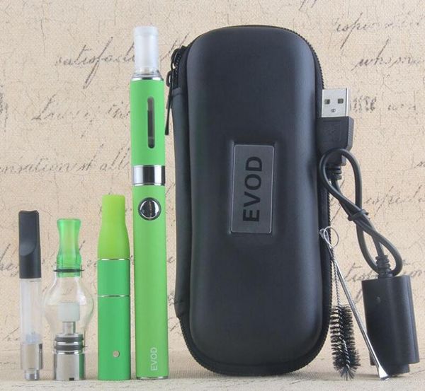 

EVOD Vape Pen Kit 4 In 1 Electronic Cigarette Starter Kit With Dry Herb Wax Vaporizer Ago G5 CE3 Tank Mt3 Atomizers Evod Battery E Cig