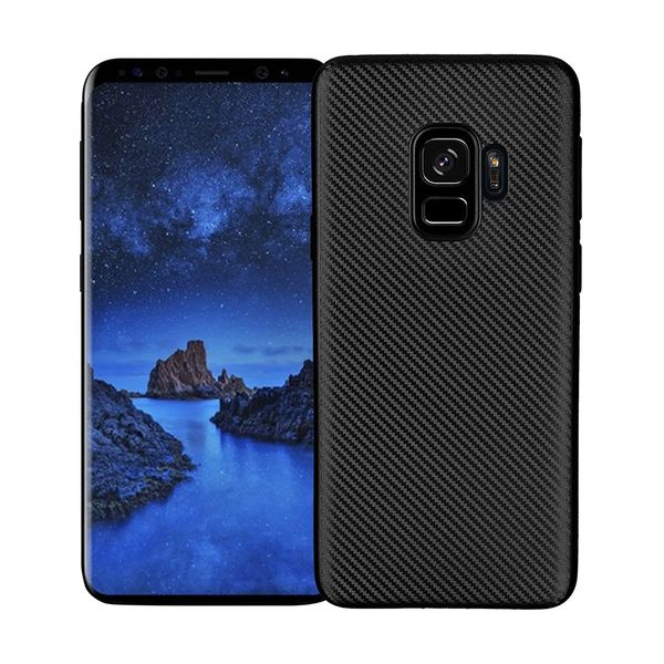 

сверхтонкий карбоновый матовый чехол для телефона samsung s9
