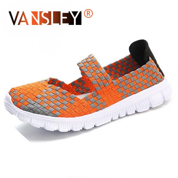 

handmade women flat casual shoes weave spring autumn mixed color checkered breathable casual shoes loafers tenis feminino sapato, Black