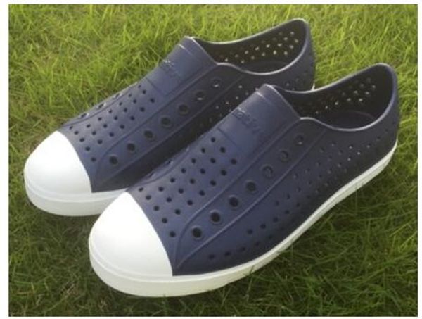 

ndals 2017 fashion lovers hole shoe brand flat casual native summer shoes size 35-44, Black