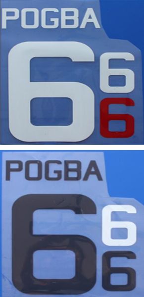 

2016 2017 манчестер u белая печать футбол имя набора # 6 pogba футболист горячей штамповки номер шрифта впечатлил черные пластиковые наклейк