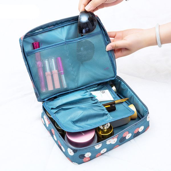 

men's portable multifunction storage bag waterproof nylon cosmetic bag travel essential makeup beauty for women