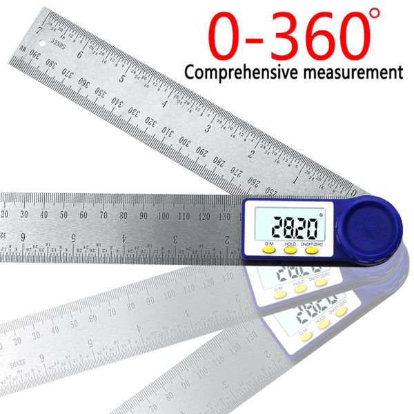 

0-200mm 8'' digital meter angle inclinometer angle digital ruler electron goniometer protractor angle finder measuring tool