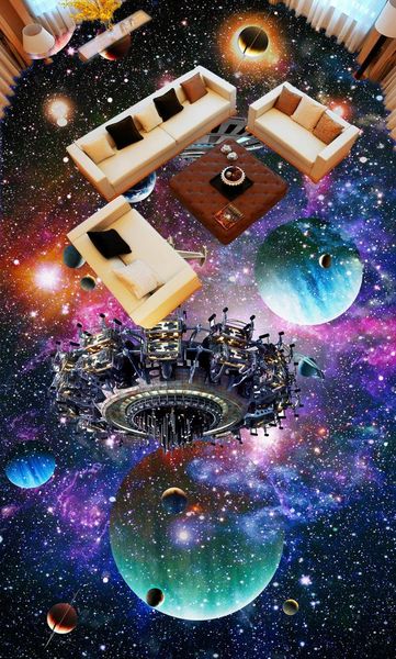 

self-adhesive] 3d spacecraft 1943 floor wallpaper mural wall print decal wall murals