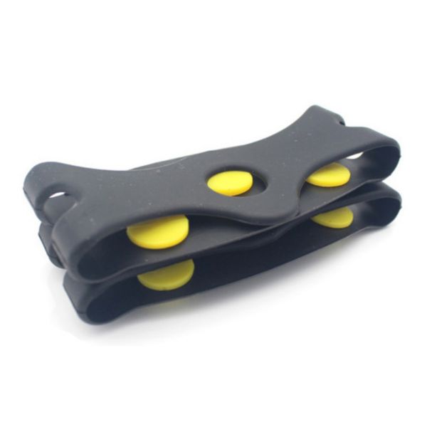 

1 pair snow climbing mountaineering anti slip spike grips crampon walking ice cleats 5-stud boots shoes cover