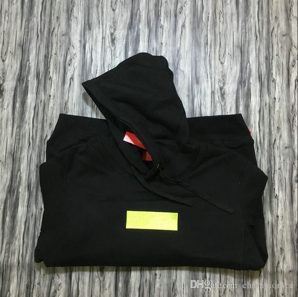 

black fleece brand box logo hoodie fashion embroidery letter pullover sweatshirts selling